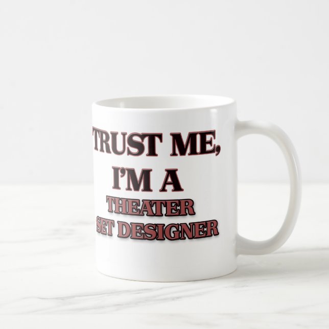Caneca De Café Confie que eu mim é UM DESENHISTA AJUSTADO do (Direita)