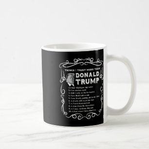 Caneca De Café Confio Mais Do Que Donald Trump Anti Potus Vote Bl