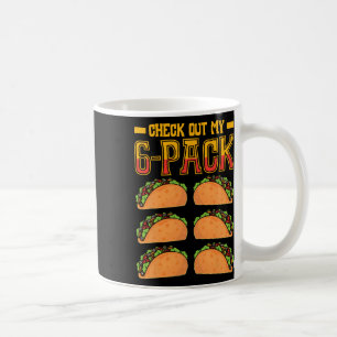 Caneca De Café Confira meus Cinco de Comida Rápida de Taco de 6 p