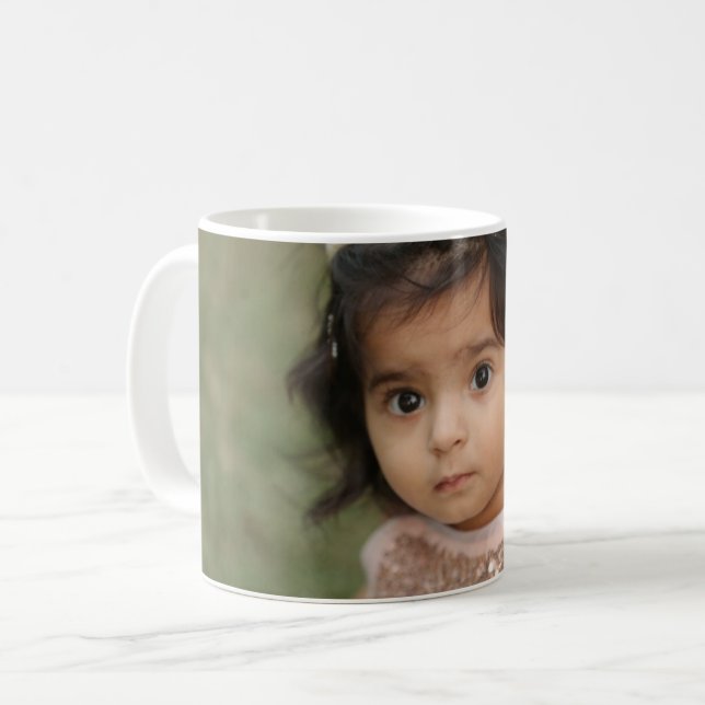 Caneca De Café "Conforto trabalhado: Designs personalizados de ca (Frente Esquerda)