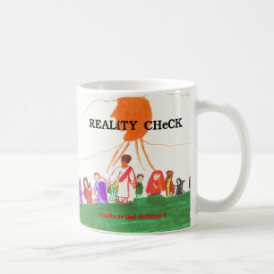 Caneca De Café Confrontação com a realidade - alimentando os
