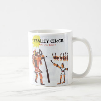 Caneca De Café Confrontação com a realidade - David & Goliath
