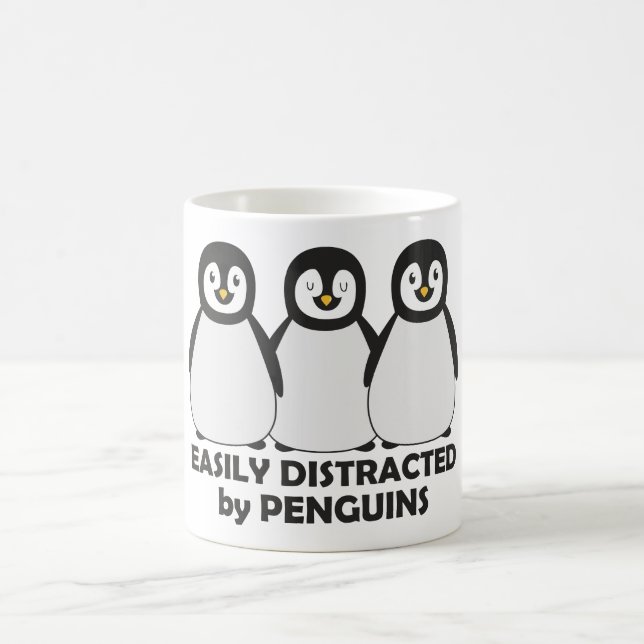 Caneca De Café Confundido facilmente por pinguins (Centro)