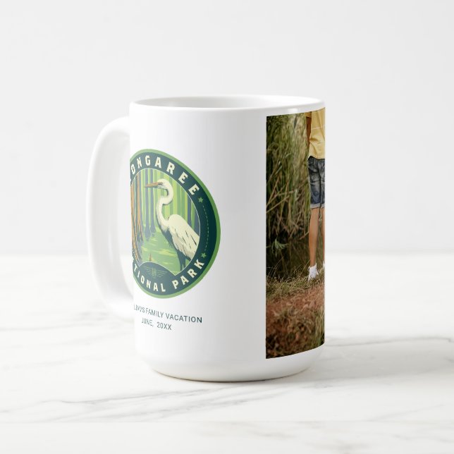 Caneca De Café Congaree National Park (Frente Esquerda)
