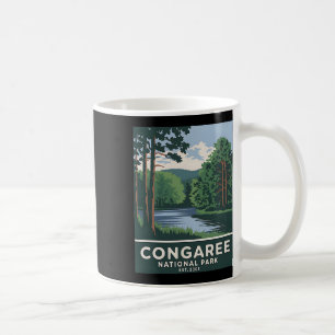 Caneca De Café Congaree National Park Camping Vintage Acampamento