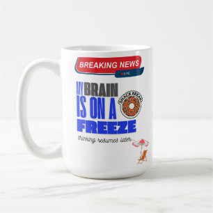 Caneca De Café Congelamento cerebral