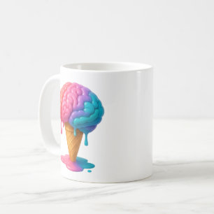 Caneca De Café Congelamento cerebral: Ideias doces derretendo rap