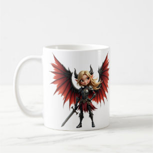 Caneca De Café Conheça Emberlyn — a Guardiã do Caos Sorridente