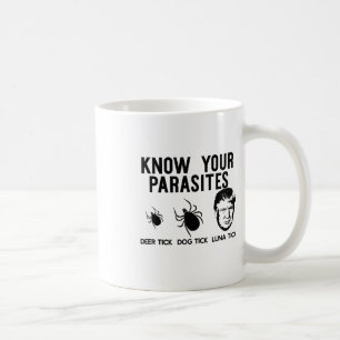 Caneca De Café Conheça Seus Parasitas Anti-Trump Resistir À Camis
