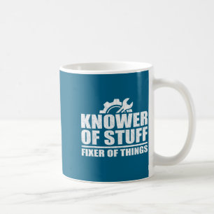 Caneca De Café Conhecedor De Coisas Corretor De Coisas Engraçado