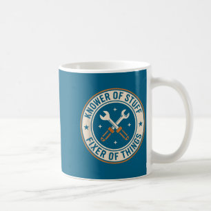 Caneca De Café Conhecedor De Coisas Corretor De Coisas Humor De P