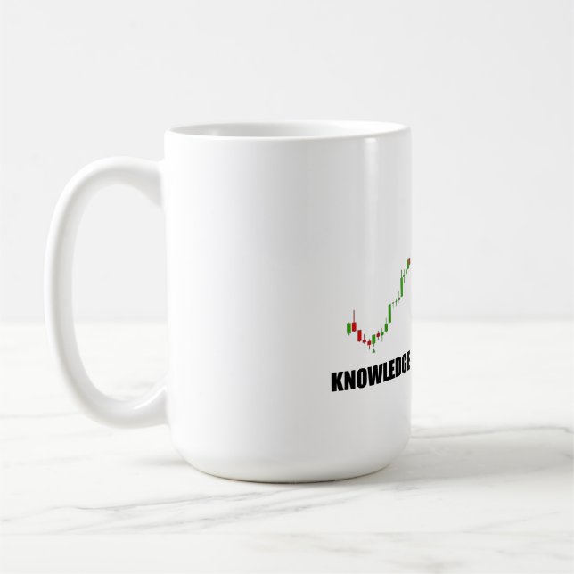 Caneca De Café Conhecimento Forex É Lucro Mug (Esquerda)