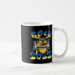 Caneca De Café Conjunto de Bateria Rock For Ukraine Instrumento B