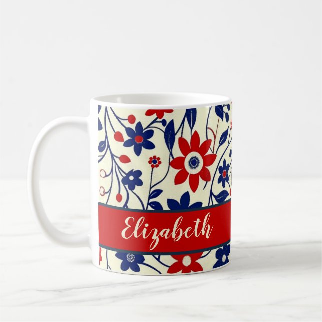 Caneca De Café Conjunto de Cozinha Personalizado para Mãe (Esquerda)