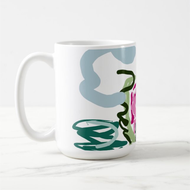 Caneca De Café Conjunto de flamingo rosa (Esquerda)