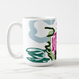 Caneca De Café Conjunto de flamingo rosa