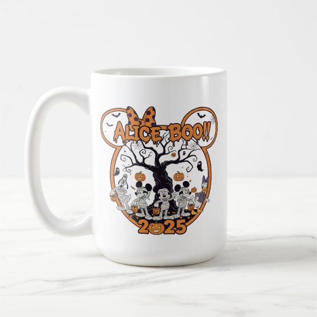 Caneca De Café Conjunto de Halloween Ghost ,Suéter Assombrado Aco (Esquerda)