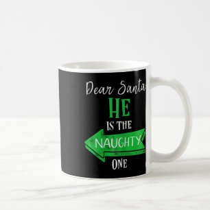 Caneca De Café Conjunto De Natal Para Casais Ele É O Malvado