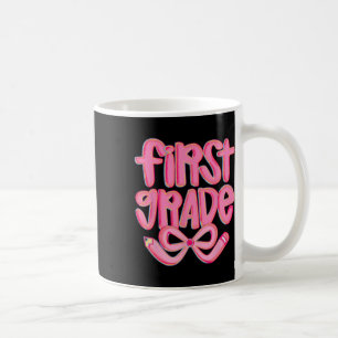 Caneca De Café Conjunto Préppy de Volta às Aulas com Laço Coquett