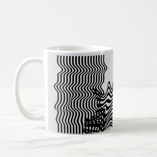 Caneca De Café Conjunto Universal de Formas Geométricas Modernas. (Esquerda)