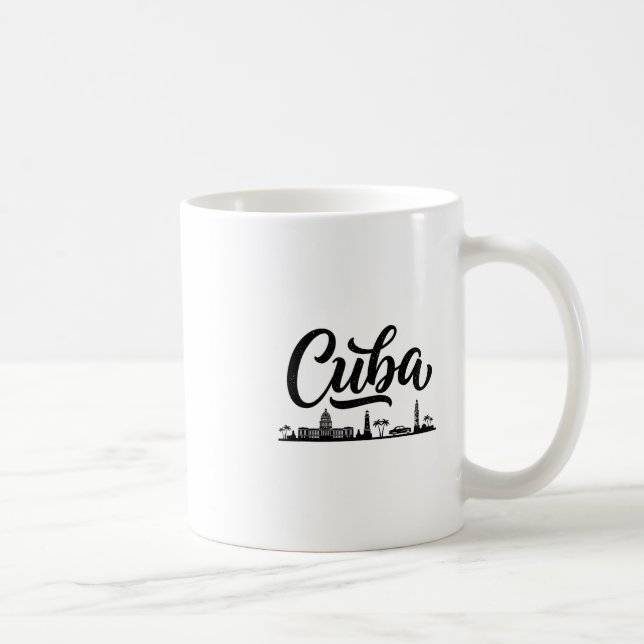 Caneca De Café Conjuntos de viagem de férias Cu Skyline  (Direita)