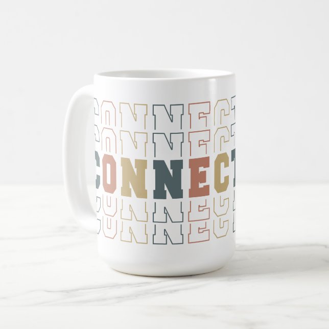 Caneca De Café Connecticut (Frente Esquerda)