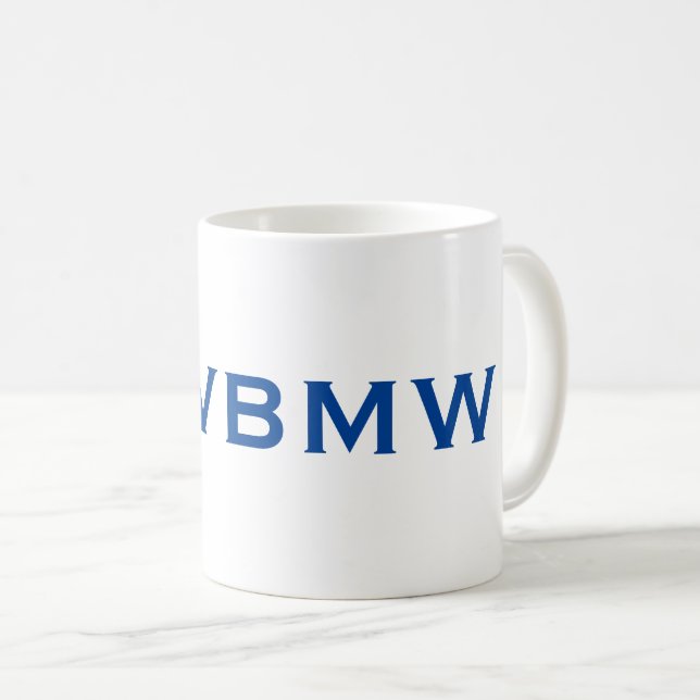 Caneca De Café Connecticut River BMW Club Coffee Mug (Frente Esquerda)