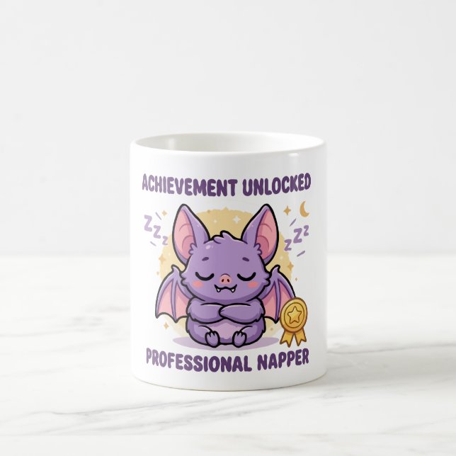 Caneca De Café Conquista Desbloqueada Batedor de Soneca Profissio (Centro)