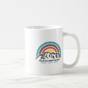 Caneca De Café Conquistador do Tour Du Mont Blanc Chamonix França