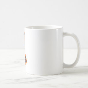 Caneca De Café Consciência alaranjada da fita