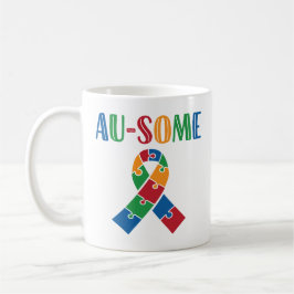 Caneca De Café Consciência Au-Algum Autismo