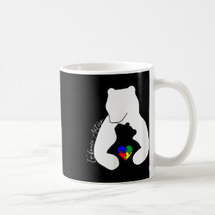 Caneca De Café Consciência Autismo - Abraçar Quebra-cabeça do Cor