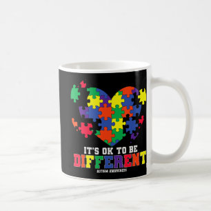 Caneca De Café Consciência Autismo Tudo bem ser diferente Autismo