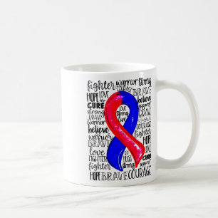 Caneca De Café Consciência da CHD Luta Contra a Doença Cardíaca E