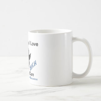 Caneca De Café Consciência da doença de Huntington alguém amor de