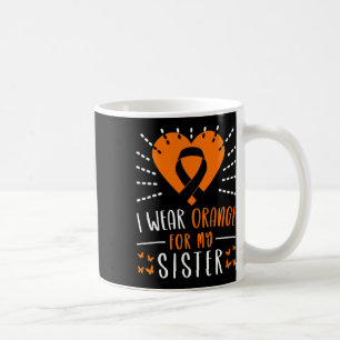 Caneca De Café Consciência da Leucemia Eu Uso Laranja Pela Saúde 