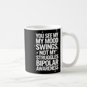 Caneca De Café Consciência da perturbação bipolar depressão saúde