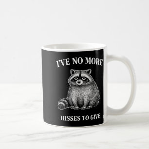 Caneca De Café Consciência da saúde mental de guaxinim engraçado