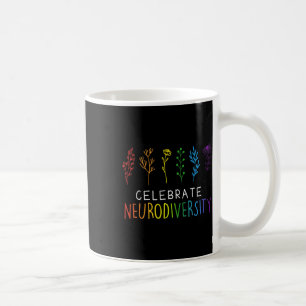 Caneca De Café Consciência da Saúde Mental Neurodiversidade Autis