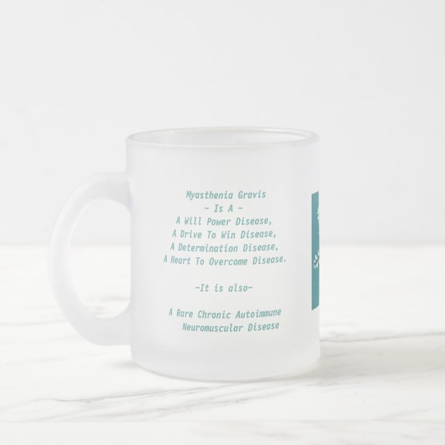 Caneca De Café Consciência de Gravis da miastenia (Esquerda)
