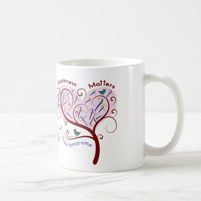 Caneca De Café Consciência de Síndrome de Down (Direita)