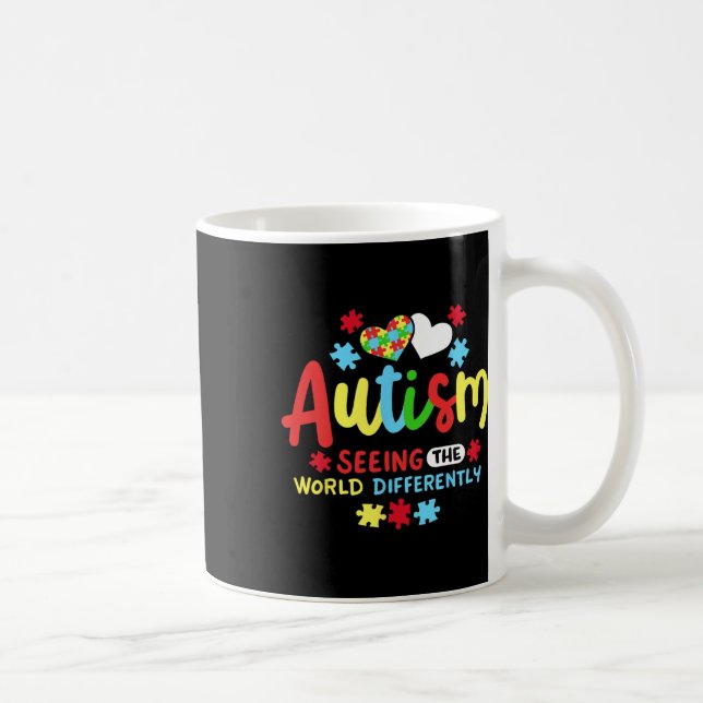Caneca De Café Consciência do Autismo (Direita)