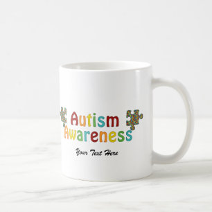 Caneca De Café Consciência do autismo (customizável)