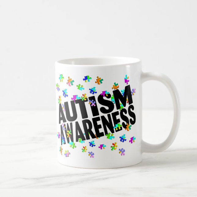 Caneca De Café Consciência do autismo (PP) (Direita)