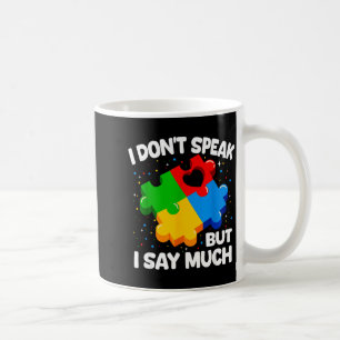 Caneca De Café Consciência do autismo síndrome de asperger puzzle