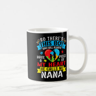 Caneca De Café Consciência do Autismo Um Pedaço do Meu Coração O