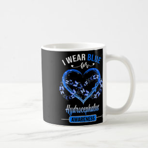 Caneca De Café Consciência Eu Visto Coração da Borboleta Azul