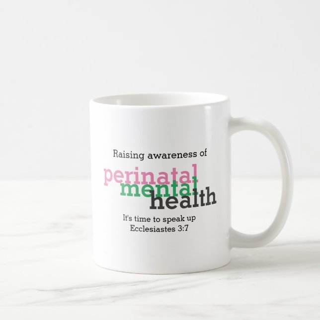 Caneca De Café Consciência MENTAL PERINATAL (Direita)