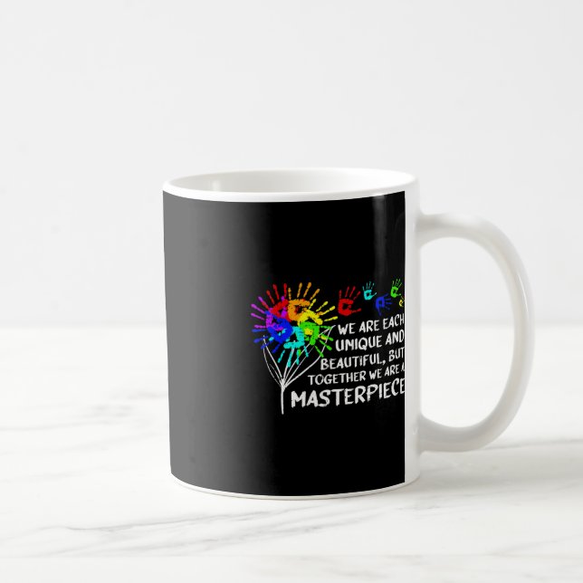 Caneca De Café Consciencialização Autismo Parentes Legal Exclusiv (Direita)