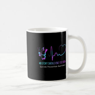 Caneca De Café Consciencialização da Prevenção do Suicídio Ponto
